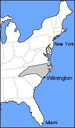 :: mappa di wilmington [north carolina] ::